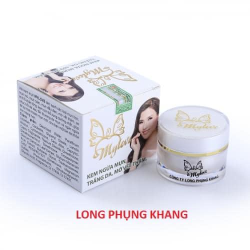 Kem Ngừa Mụn - Mờ Vết Thâm - Giúp Trắng Sáng Da & Chống Nắng MYLOVE 12g - Hàng Chính Hãng