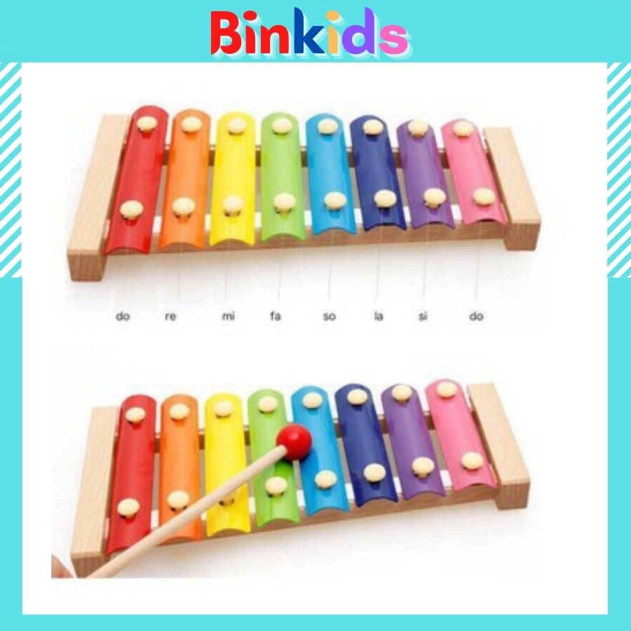 Đồ Chơi Đàn Xylophone Nhiều Màu Cho Bé Tập Chơi