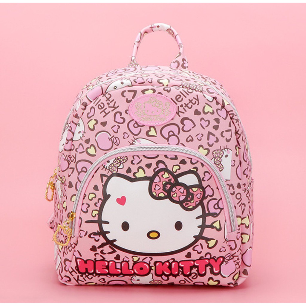 Balo mèo kitty cho be mầm non sezi25x20cm