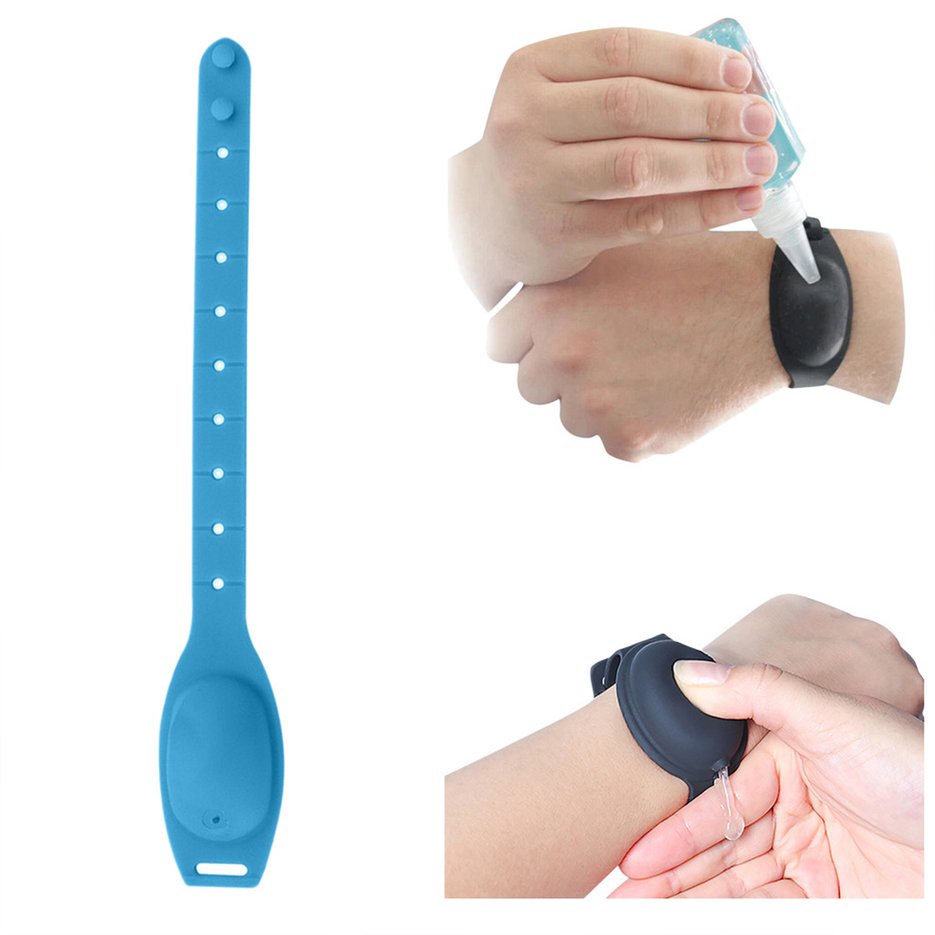 ✱BEST✱ Silicone Bracelet Watchband Container Disinfectant Gel