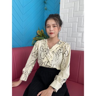Áo sơ mi họa tiết công sở - somiTK