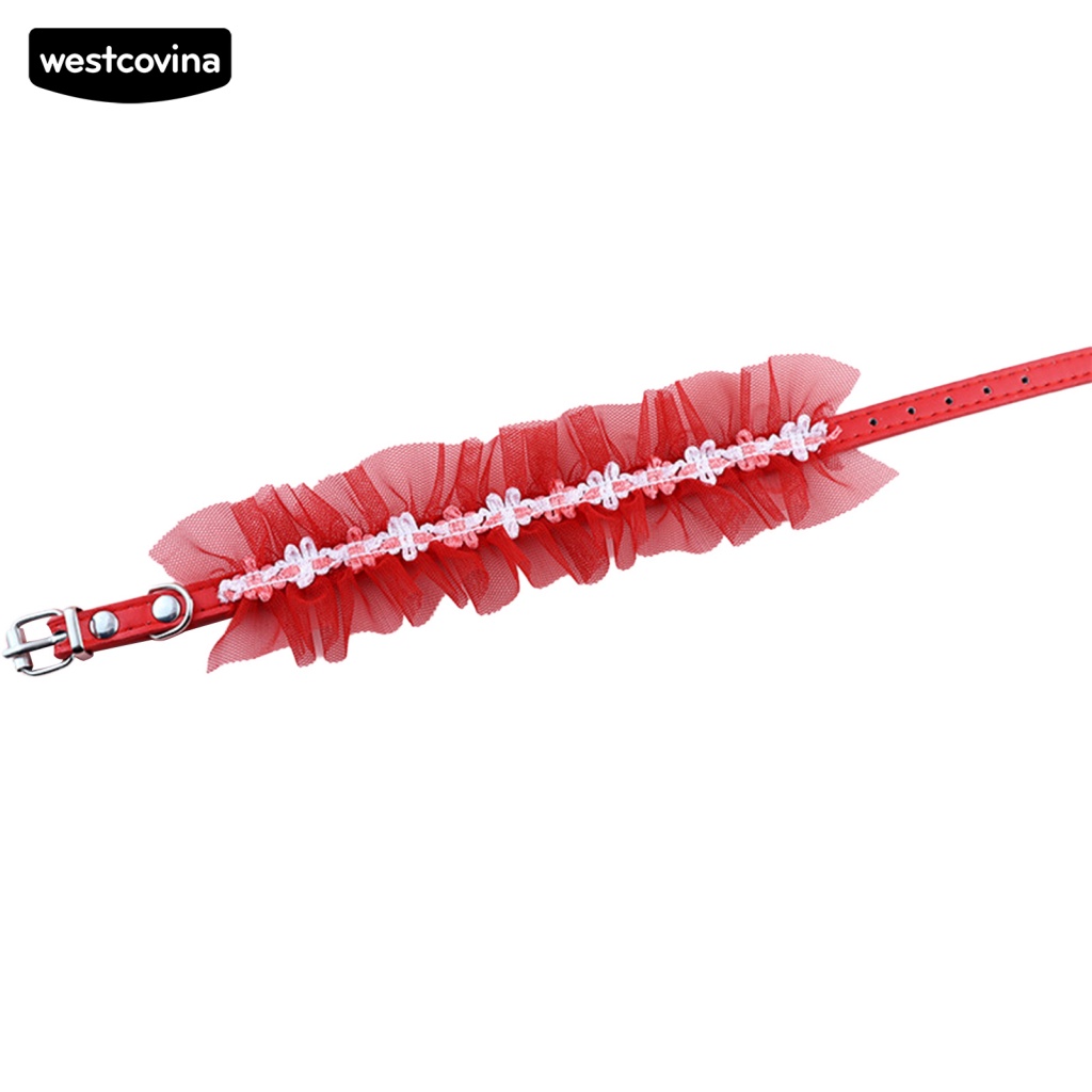 Vòng Đeo Cổ Bằng Ren Thoải Mái Dễ Thương Dành Cho Thú Cưng