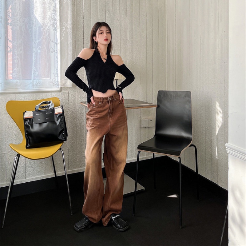 Áo Kiểu Tay Dài Trễ Vai Form Ôm Quyến Rũ