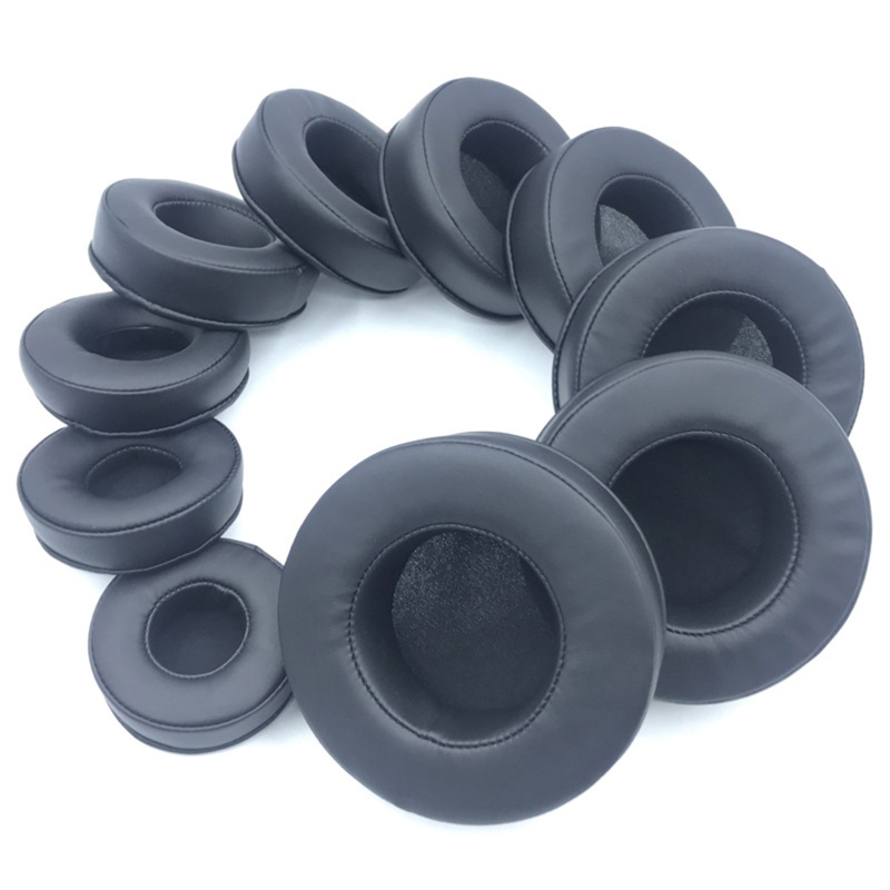 1 Cặp Đệm Tai Nghe Bằng Da PU 65mm-110mm Thông Dụng