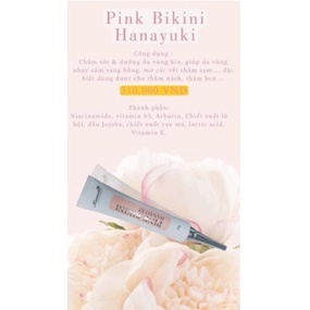 Kem Làm Hồng Pink Bikini Hanayuki tuýt 30gam