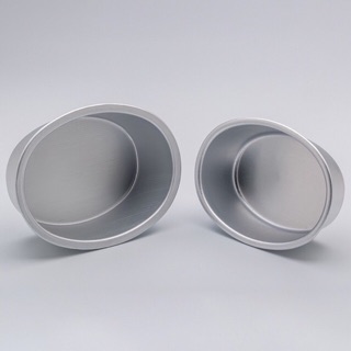 Khuôn Oval bầu dục nhôm đúc Bạc MINI