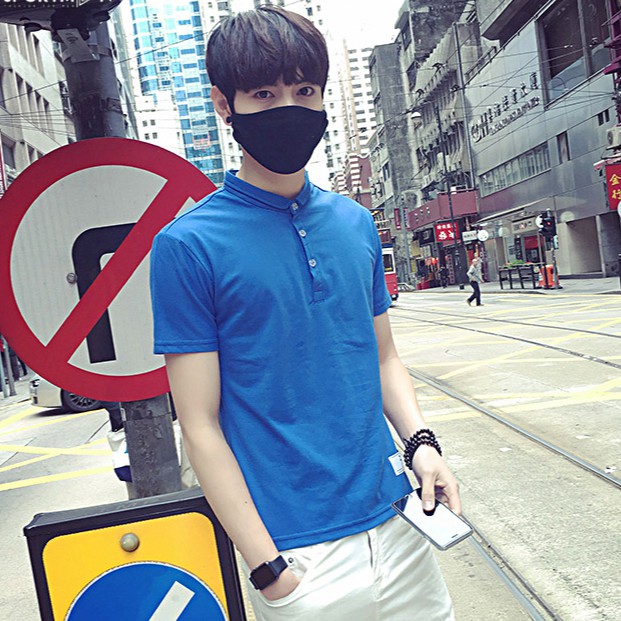 ÁO PHÔNG COTTON NAM CỔ SEN - SPORTMAN - AP82