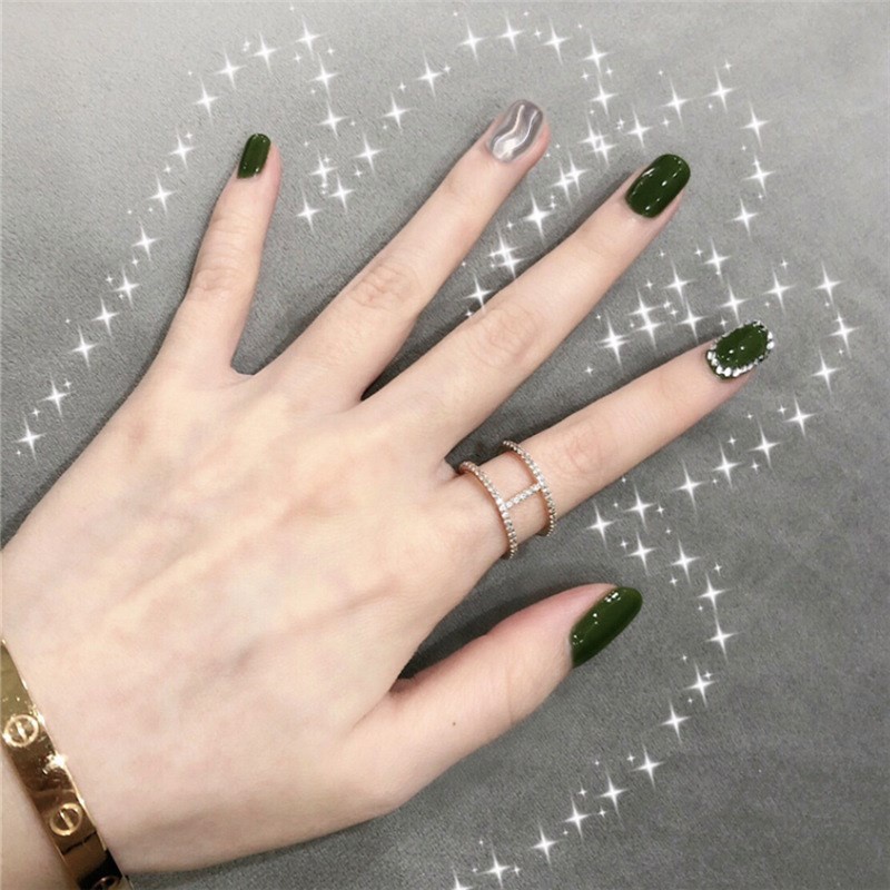 Bộ Móng Tay Giả Ngắn Vừa Và Ngắn Chất Lượng Cao Hỗ Trợ Chụp Ảnh