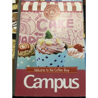 Vở campus kẻ ngang có chấm coffee shop 80 - 120 trang