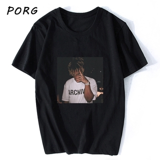 Áo nam Màu Đen In Chữ Juice Wrld Phong Cách Hip Hop Đường Phố 999 Cá Tính