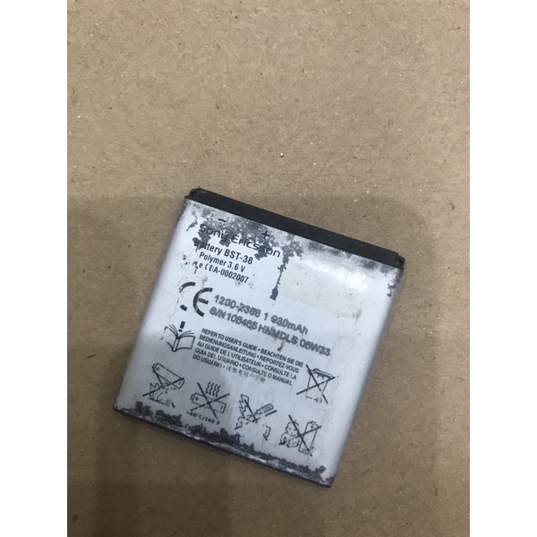 pin sony ericsson bst-38