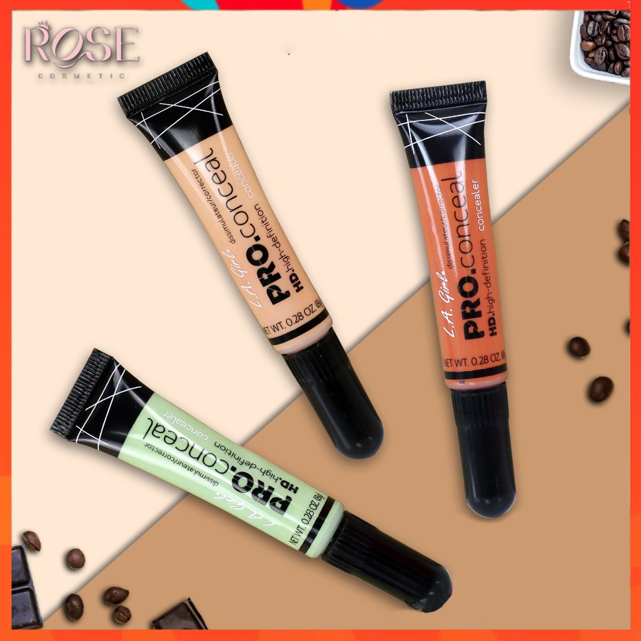 Kem Che Khuyết Điểm ⚡⚡ La Girl Pro Conceal CKĐ Hoàn Hảo Che Quầng Thâm Mụn Đỏ Dễ Tán Ckđ Siêu Tốt 8G