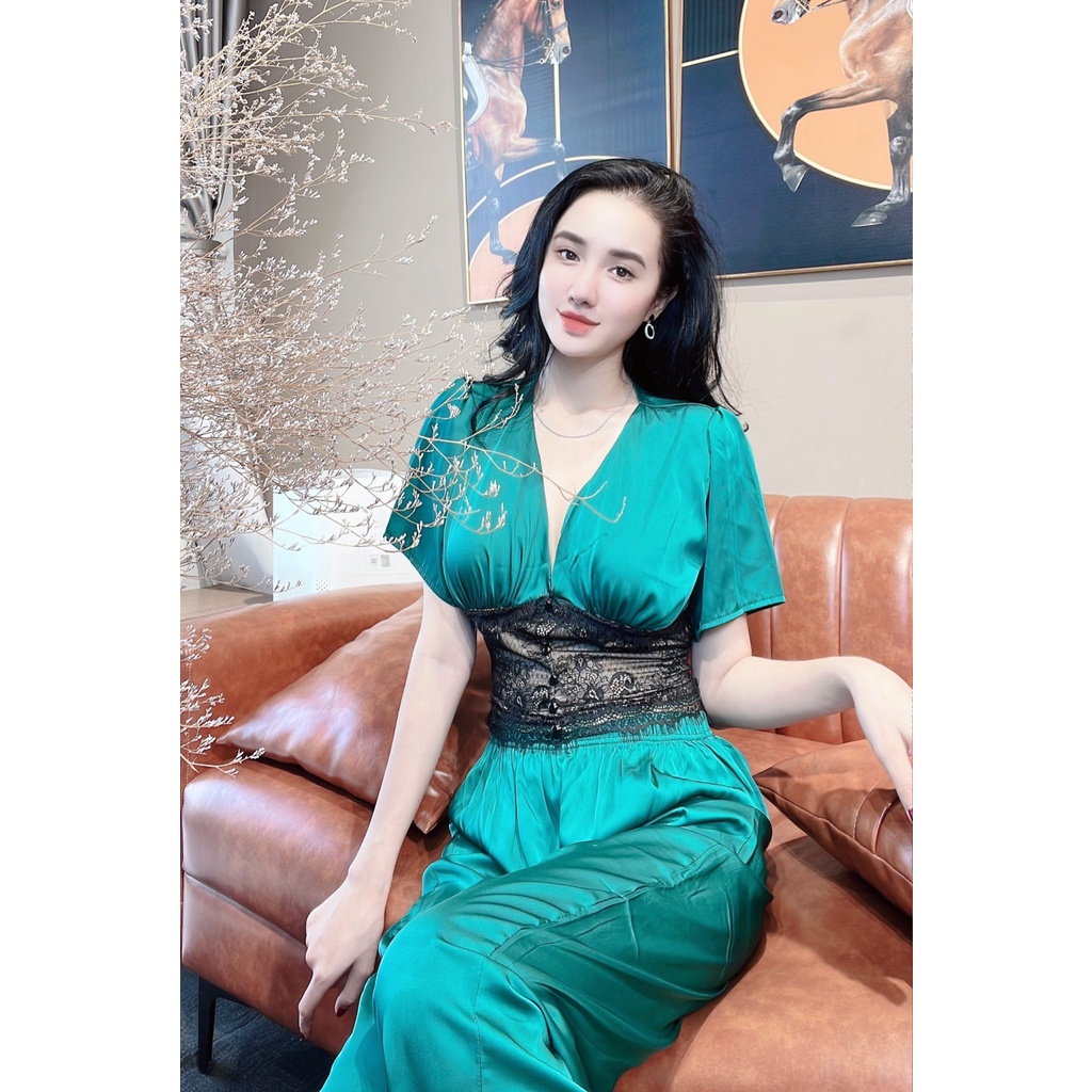Đồ mặc nhà nút ngọc lụa latin Siêu Mát