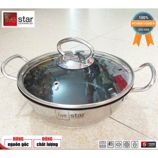 Nồi chống dính inox 3 đáy Fivestar 20cm