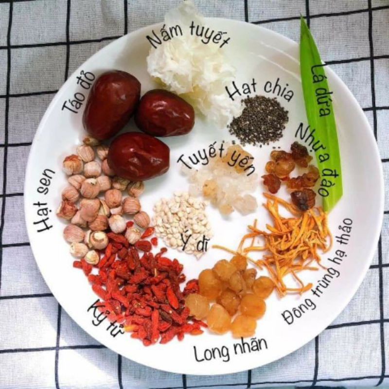 Set Chè Dưỡng Nhan Thượng Phẩm 13 Vị Nấu Được 20-25 Chén (bepmevan) | BigBuy360 - bigbuy360.vn