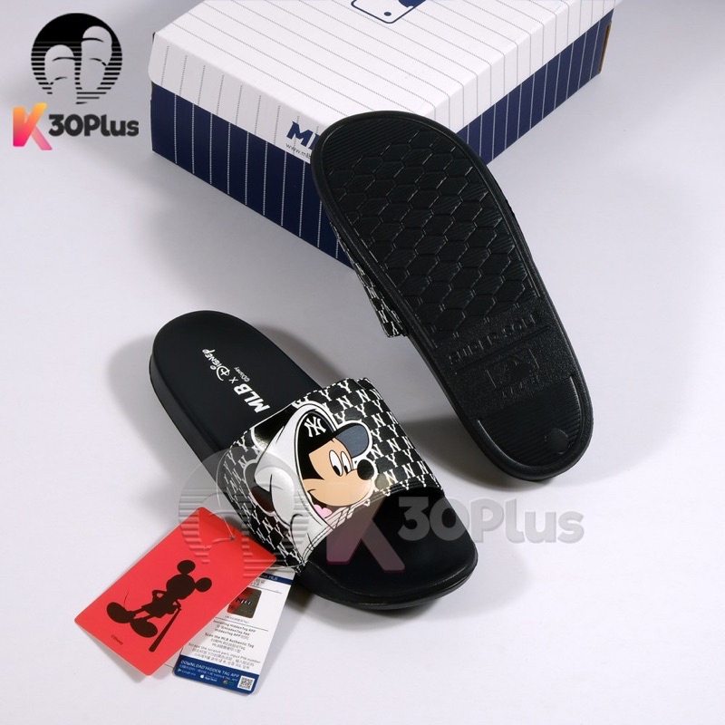 Dép MLB MicKey Quai Ngang logo Ny,LA