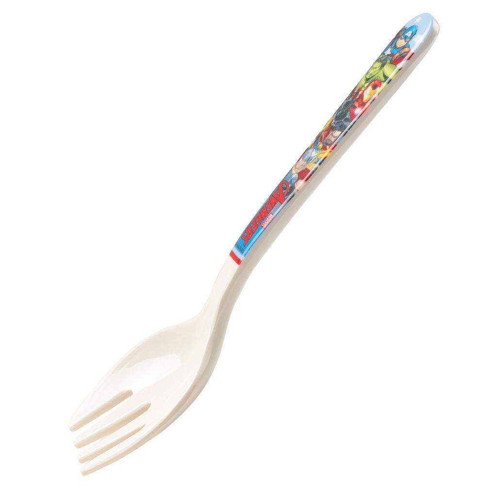 Muỗng nĩa nhựa melamine in hình siêu anh hùng Avengers Spiderman Ironman Captain Thor Hulk siêu ngầu cho bé Disney