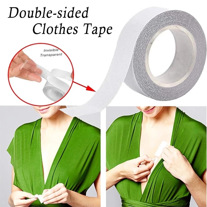 Bộ 36 Miếng Dán Cố Định Quần Áo Lót Trong Suốt Chống Chói / Chống Thấm Nước Hai Mặt Không Đường May