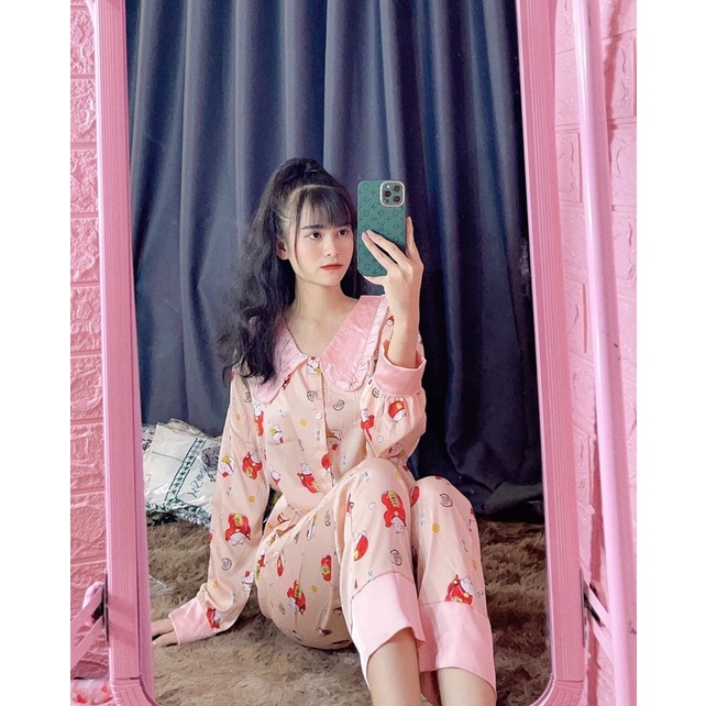 đồ bộ nữ - đồ bộ mặc nhà lụa satin siêu đẹp sang chảnh giá siêu bèo nhèo luôn