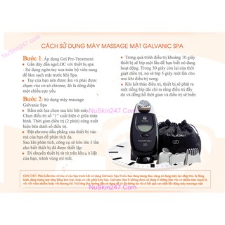 Bộ Máy Galvanic Spa Nâng Cơ Mặt Nuskin