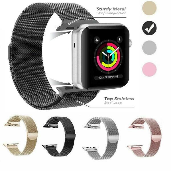 Dây đeo Milanese cho đồng hồ thông minh Apple Watch Series 1 / 2 / 3 / 4 ( 38mm / 40mm / 42mm / 44m )
