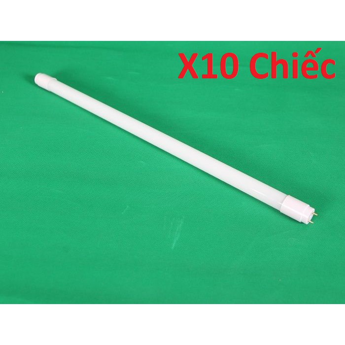 Bộ 10 bóng đèn tuýp Led T8 60cm 9w thủy tinh, bóng đèn tuýp led siêu sáng