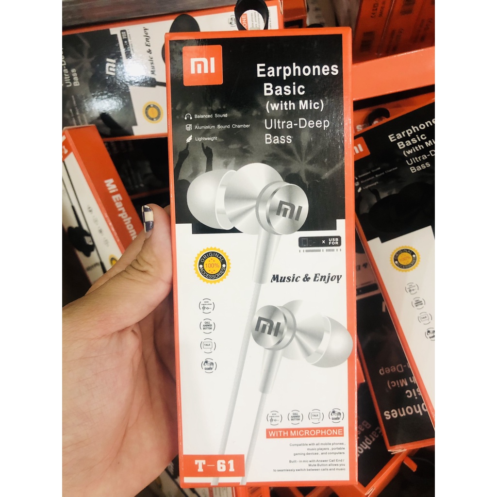 Tai nghe MI có dây--Bass cực đã