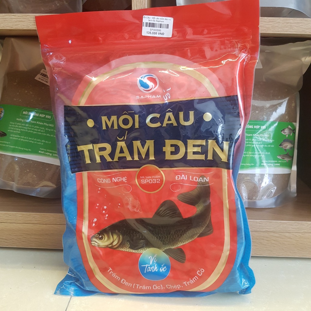 Mồi Câu Trắm Đen Sa Phạm 1500g – Han Fishing