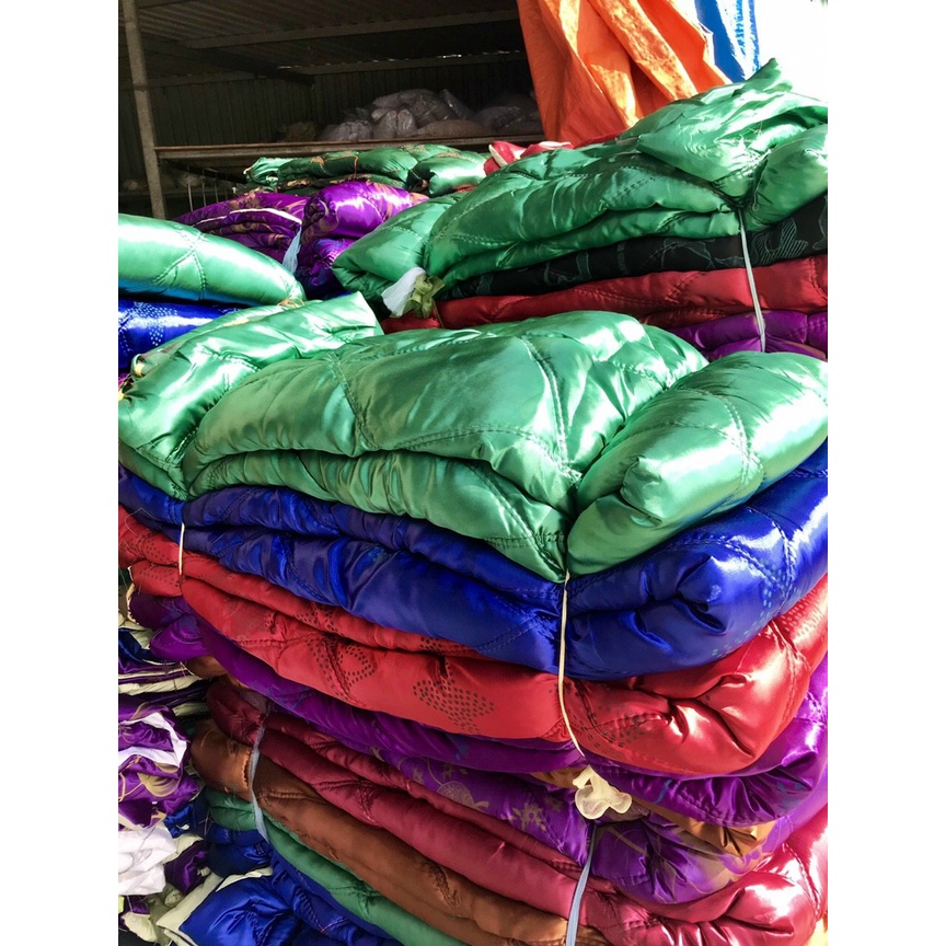 Chăn Bông Đà Lạt 1m6 x 1m9 x 2cm Giá Rẻ Dùng Lót Nằm - Trải Nệm Êm Lưng - Nệm Vải