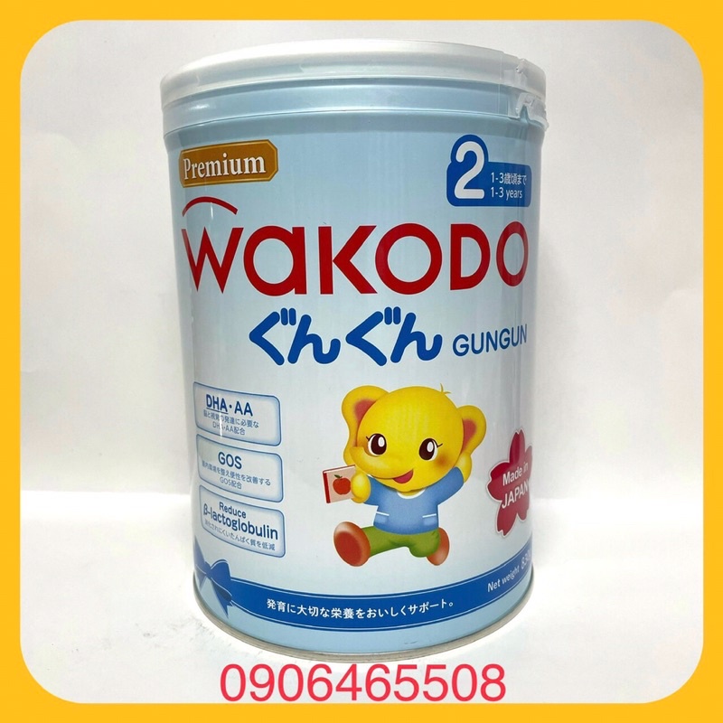 Sữa Wakodo 2- 830g (nhập khẩu) date: 7/2024