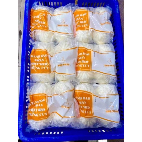 Bánh bao Thọ Phát nhân thịt heo trứng cút & muối 600g