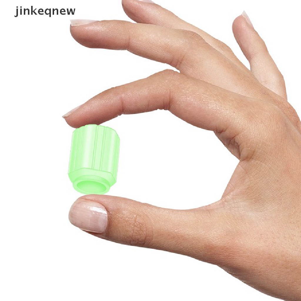Set 4 nắp van JINHF chống bụi bằng nhựa ABS dạ quang độc đáo