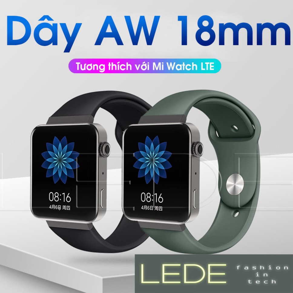 Dây đeo 18mm AW đồng hồ thông minh Xiaomi Mi Watch S023
