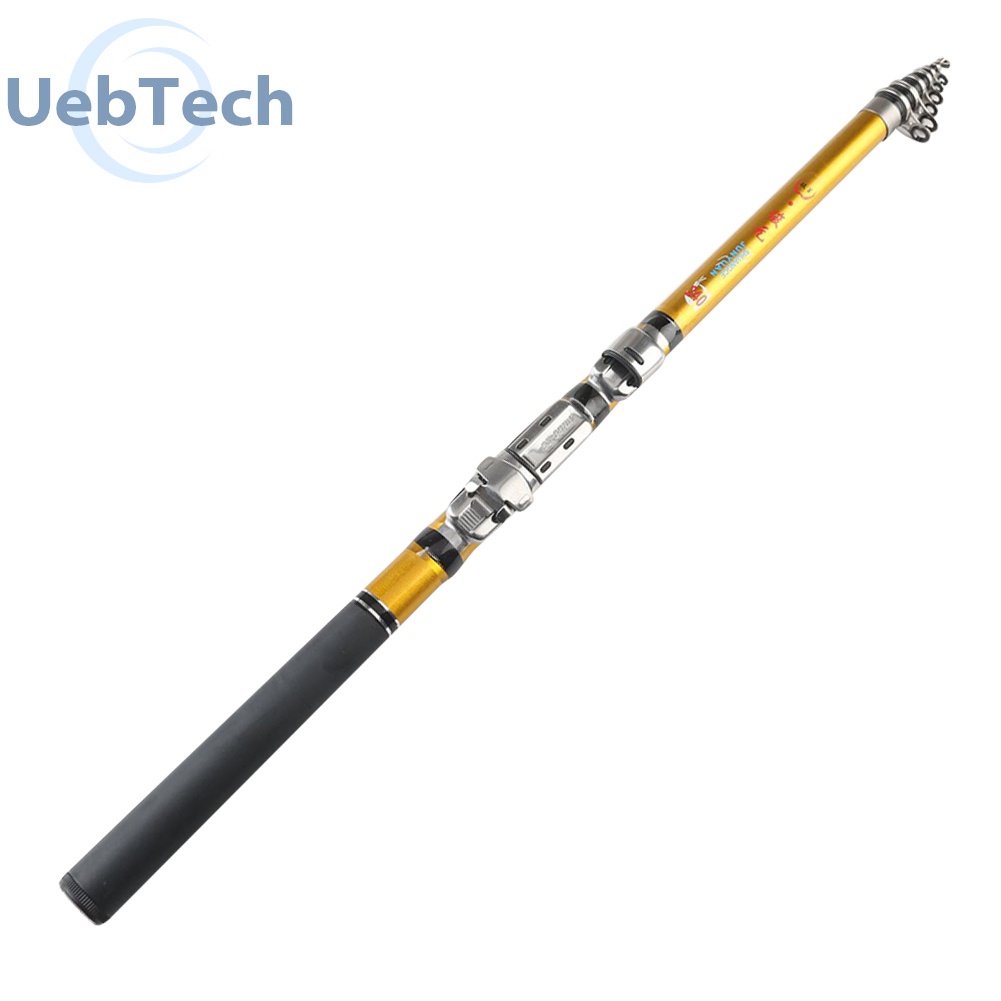 Cần câu cá mini bằng carbon có thể thu gọn tiện lợi