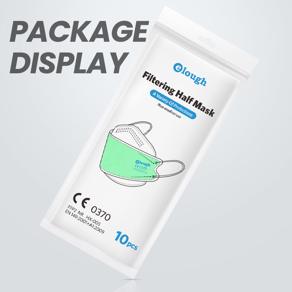 Khẩu trang 4 lớp N95 Ffp2 Ce Kn95 thoáng khí phong cách Hàn Quốc cho người lớn