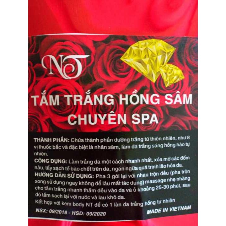 Tam trang nhan sam do spa