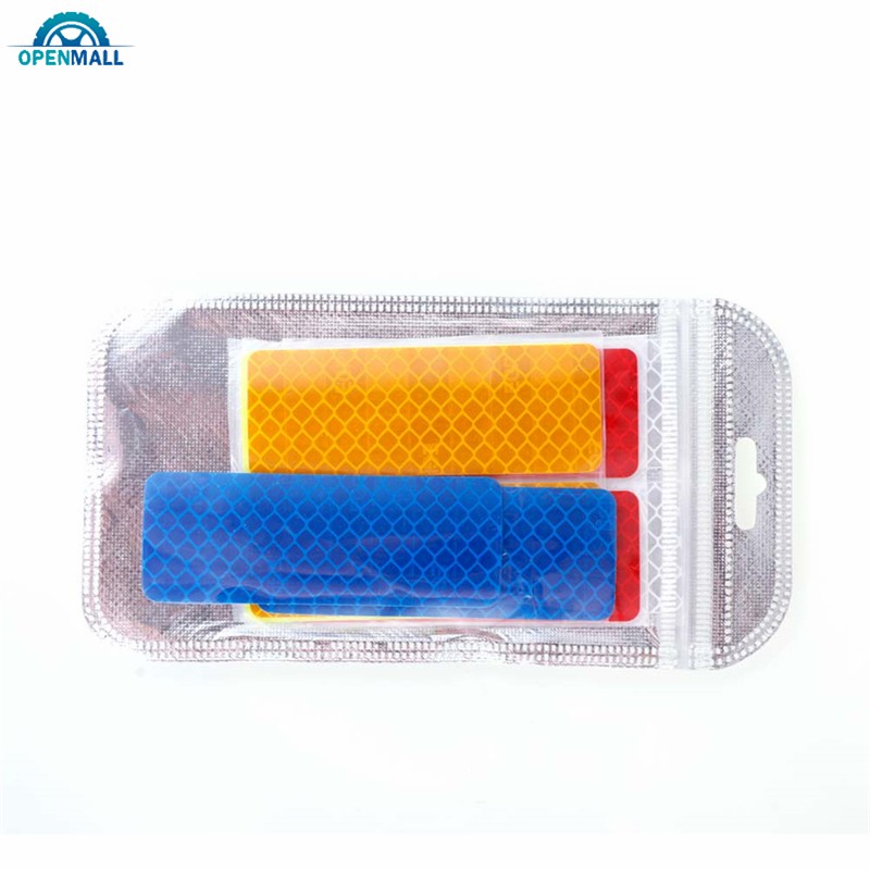 Set 2 miếng dán phản quang cảnh báo an toàn dành cho xe ô tô