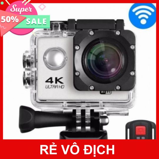 [XÃ KHO] CAMERA HÀNH TRÌNH CHỐNG NƯỚC, CHỐNG RUNG WIFI 4K ULTRA HD CÓ REMOTE [HCM]