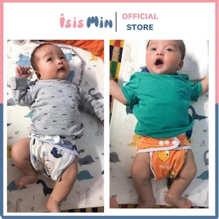 Bộ Bỉm vải Babu Nature Chống Hăm, Chống Tràn, Giặt Được Và Tái Sử Dụng, Full Size M,L