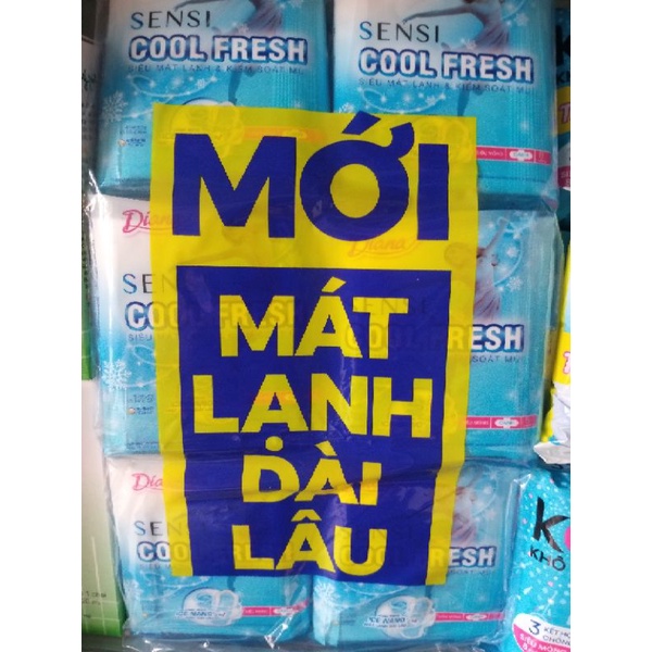 Băng vệ sinh diana cool fresh có cánh  8 miếng