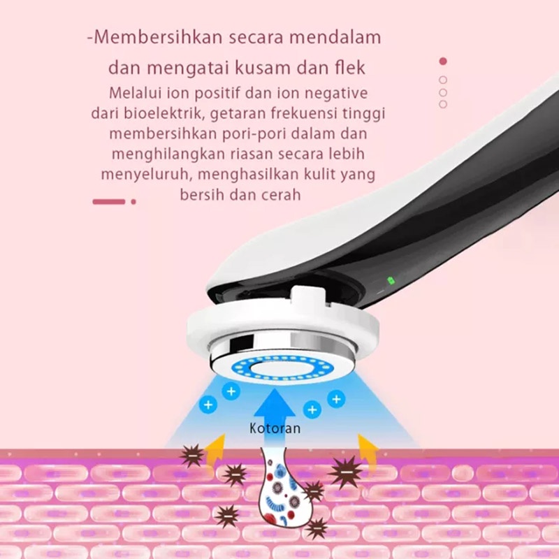 [Hàng mới về] Máy massage da mặt 5 trong 1 có đèn led chống lão hóa cho làn da đàn hồi