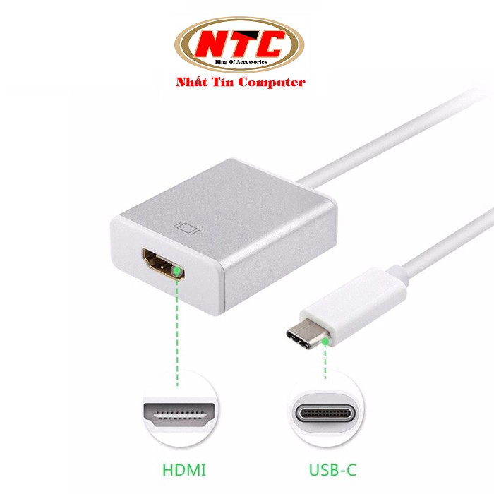 Cáp chuyển đổi typeC sang HDMI VS - hỗ trợ chất lượng FullHD (nhiều màu)