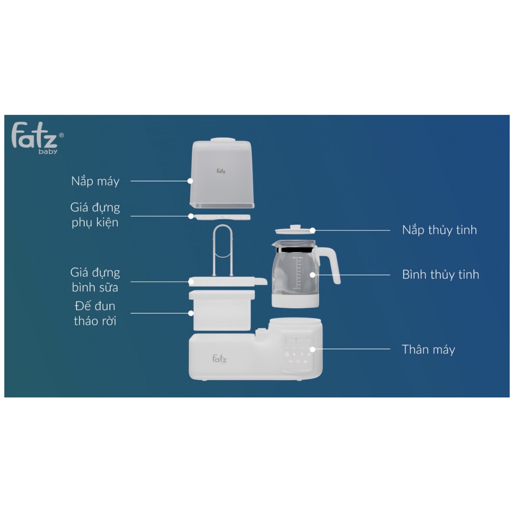 Máy tiệt trùng đa năng điện tử Multimax 3 FB9322SJ - Fatzbaby