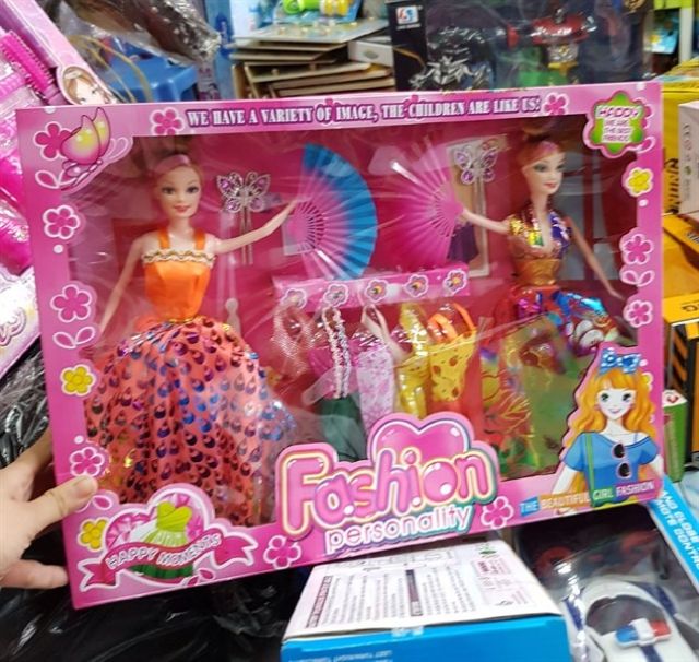 Búp bê Barbie 𝑭𝑹𝑬𝑬𝑺𝑯𝑰𝑷 Thay quần áo - đồ chơi cho bé