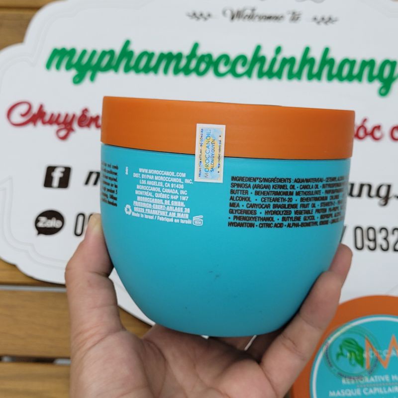 MẶT NẠ PHỤC HỒI TÓC MOROCCANOIL REPAIR MASK 250ML - 500ML