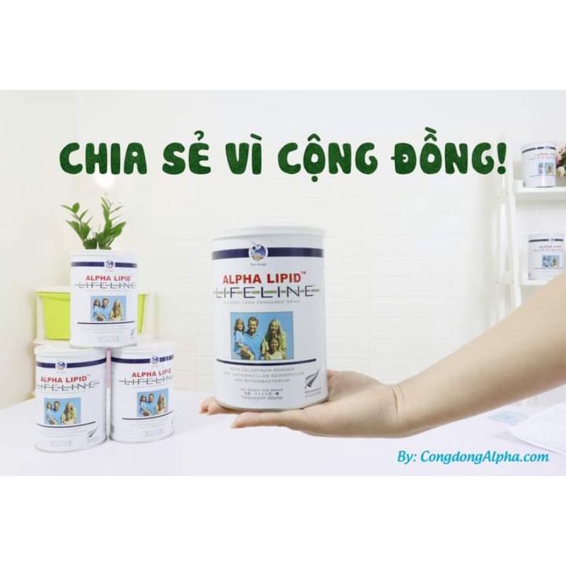 [CHÍNH HÃNG] Sữa Non Alpha Lipid Lifeline 450g Nhập Khẩu Từ New Zealand