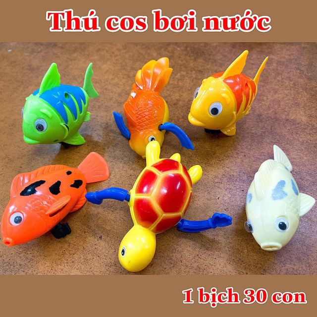 Thú vặn cos cho vào nước bơi- đồ chơi cho bé