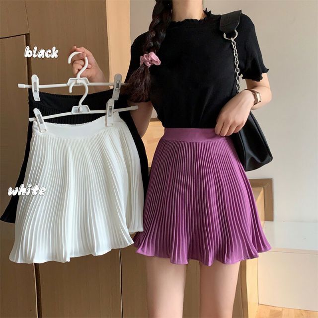 Chân váy xếp li nhỏ