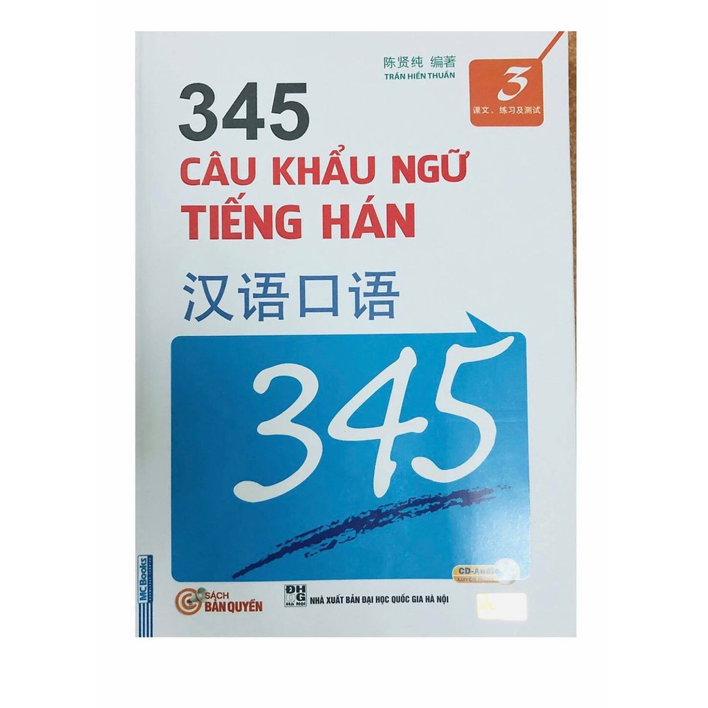 Combo sách 345 Câu Khẩu Ngữ Tiếng Hán Tập 3 + Tập 4 (Bản Tiếng Việt)