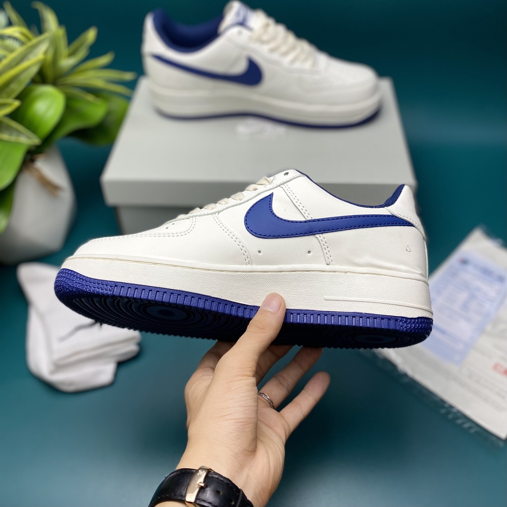 Giày nikeAF1 vệt xanh ⚡⚡đế cao, form chuẩn, da dày dặn, hàng tuyển chọn